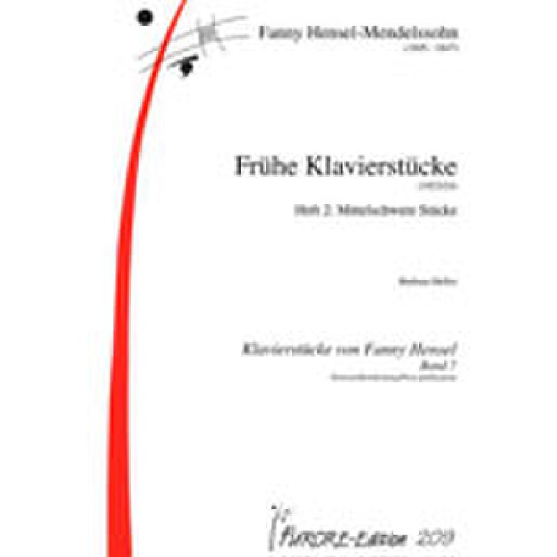 Titelbild für FUE 2090 - Frühe Klavierstücke 2 - mittelschwere Stücke