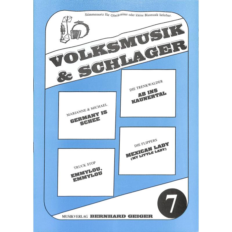 Titelbild für GEIGER -VS7 - VOLKSMUSIK + SCHLAGER 7