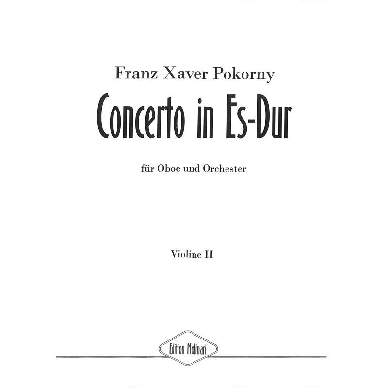 Titelbild für MOLINARI 021-4 - KONZERT ES-DUR - OB ORCH