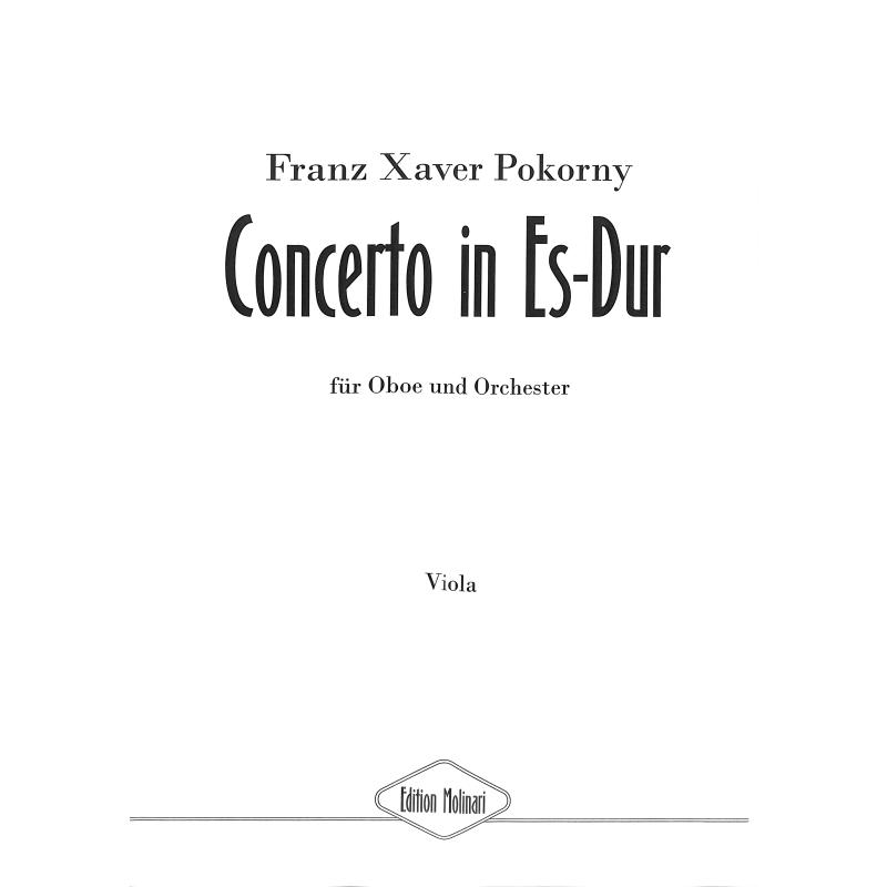 Titelbild für MOLINARI 022-8 - KONZERT ES-DUR - OB ORCH