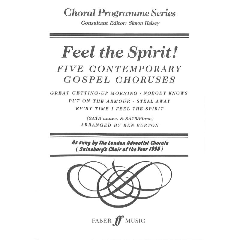 Titelbild für ISBN 0-571-51687-4 - FEEL THE SPIRIT - 5 GOSPEL CHORUSES