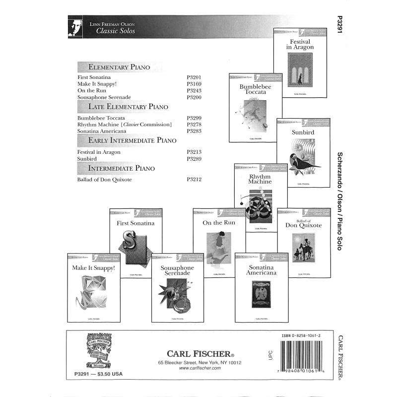 Notenbild für CF -P3291 - SCHERZANDO