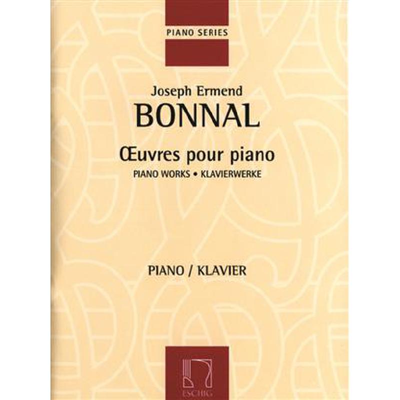 Titelbild für DF 15768 - Oeuvres pour piano