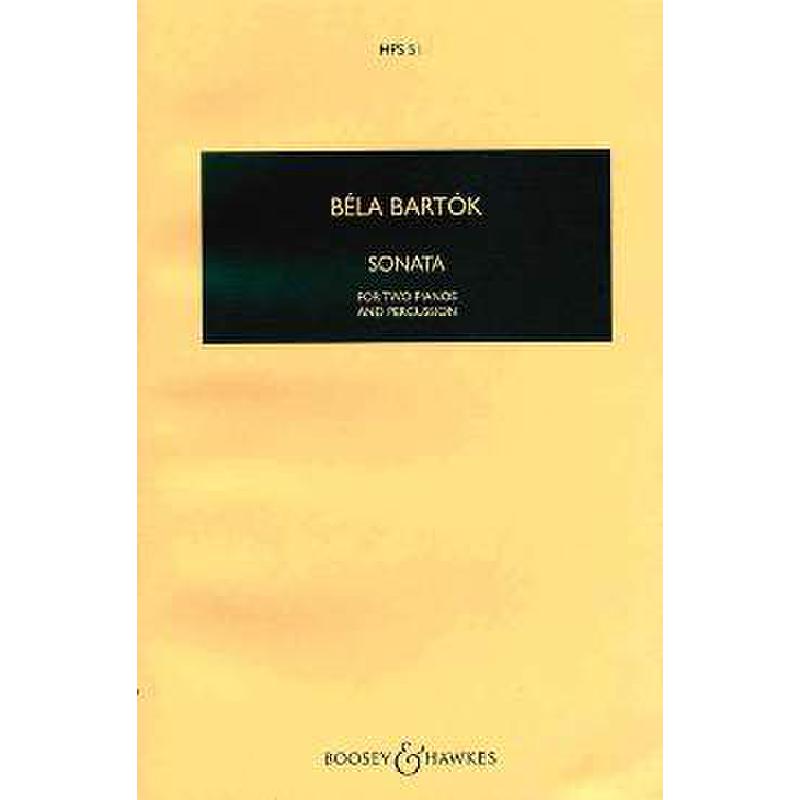 Titelbild für BH 6500019 - Sonate (1937) für zwei Klaviere und Schlagzeug