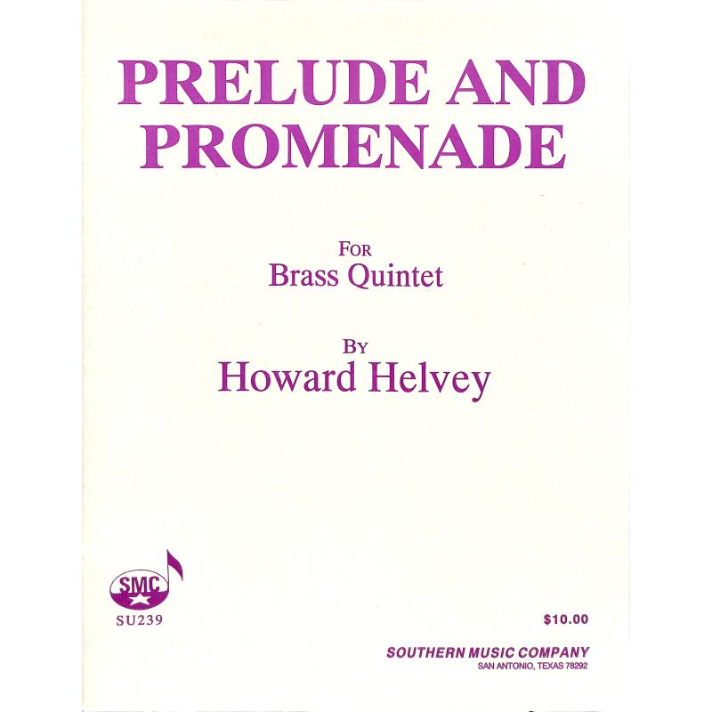 Titelbild für SOU SU239 - PRELUDE + PROMENADE FOR BRASS QUINTETT