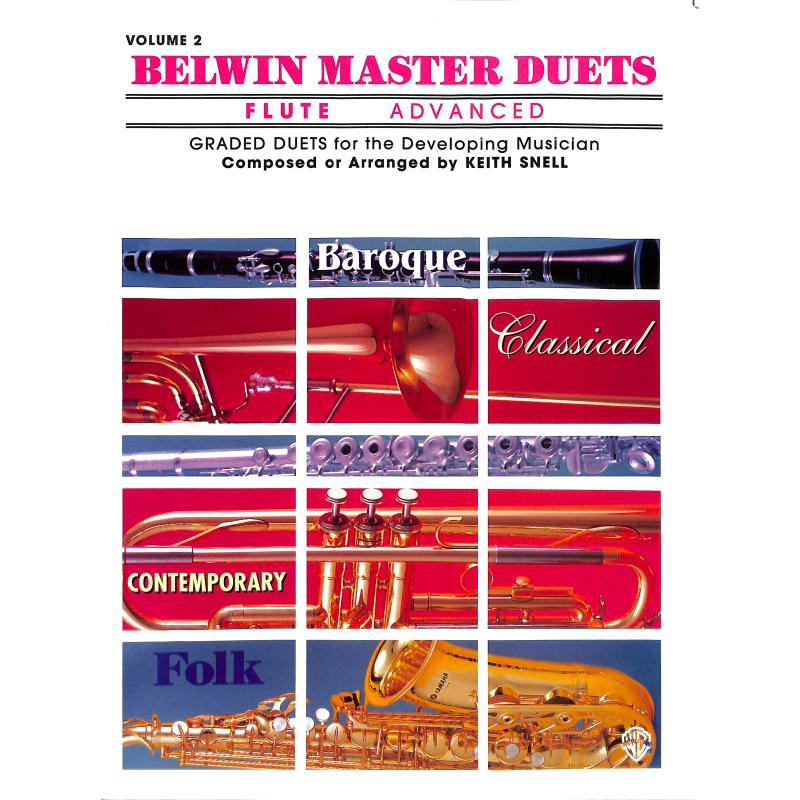 Titelbild für EL 03641 - BELWIN MASTER DUETS 2 - ADVANCED