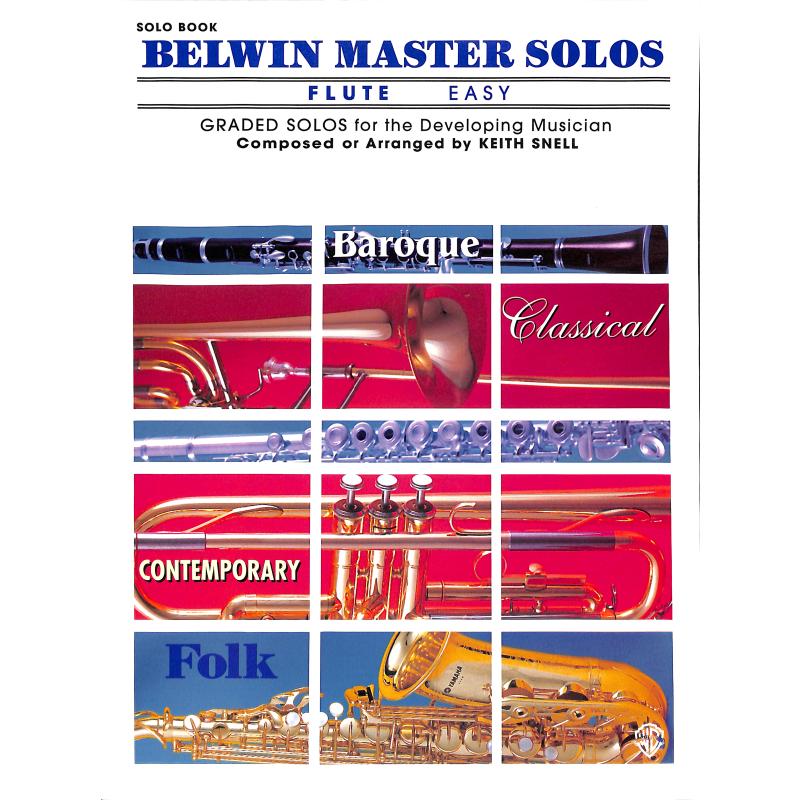 Titelbild für EL 03404 - BELWIN MASTER SOLOS 1 - EASY