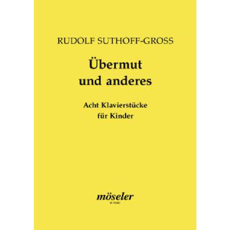 Titelbild für M 18607 - UEBERMUT UND ANDERES