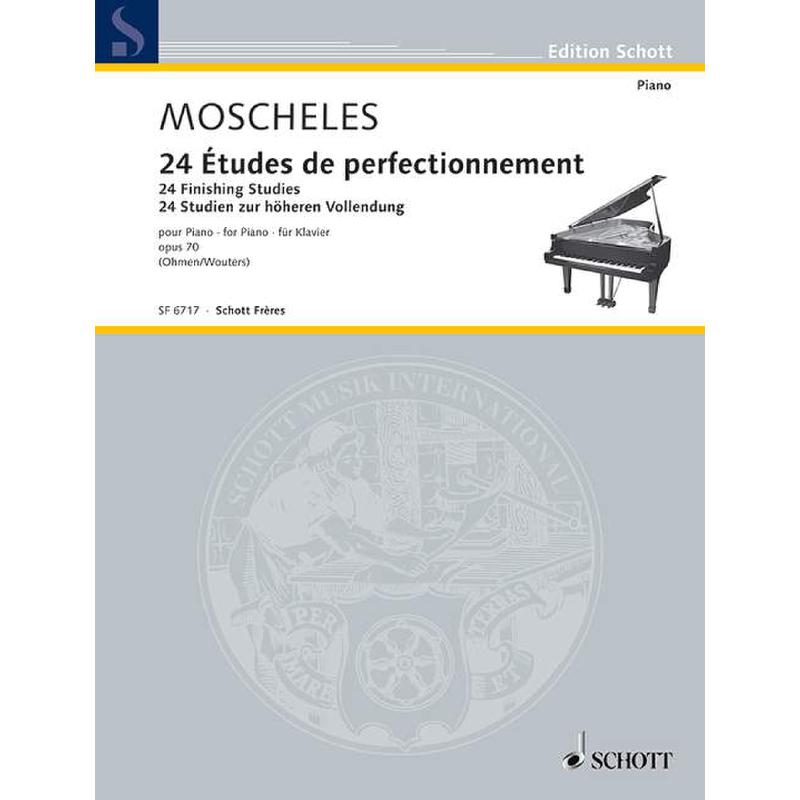 Titelbild für SF 6717 - 24 ETUDES DE PERFECTIONNEMENT OP 70
