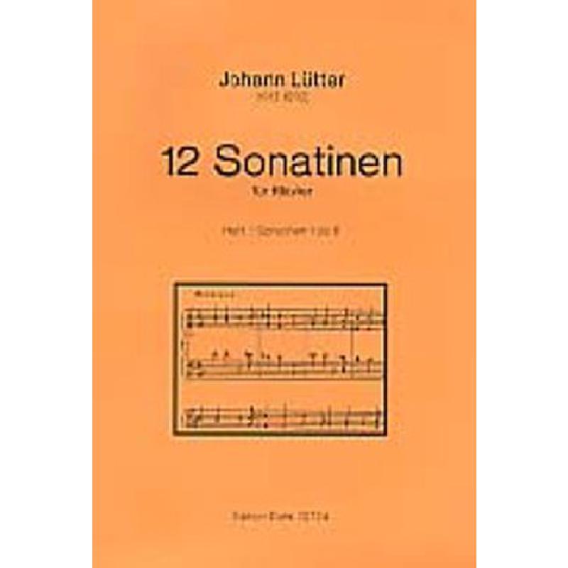 Titelbild für DOHR 20724 - 12 SONATINEN 1