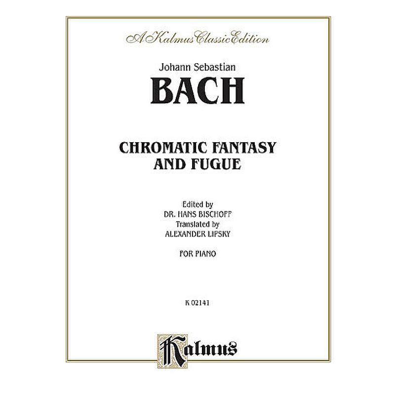 Titelbild für KALMUS 02141 - CHROMATISCHE FANTASIE + FUGE BWV 903