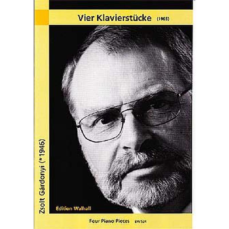 Titelbild für WALHALL 524 - 4 KLAVIERSTUECKE (1965)