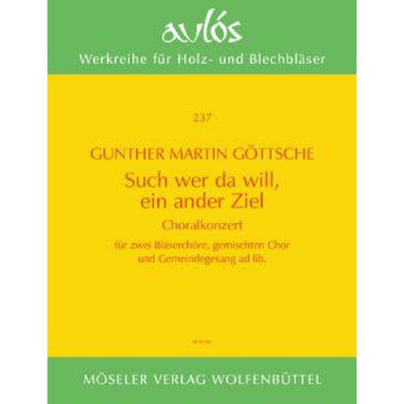 Titelbild für M 42237 - SUCH WER DA WILL EIN ANDER ZIEL - CHORALKANTATE