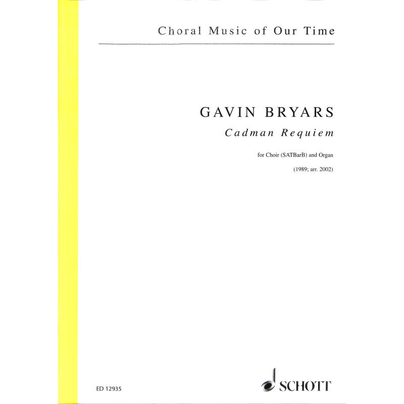 Titelbild für ED 12935 - CADMAN REQUIEM