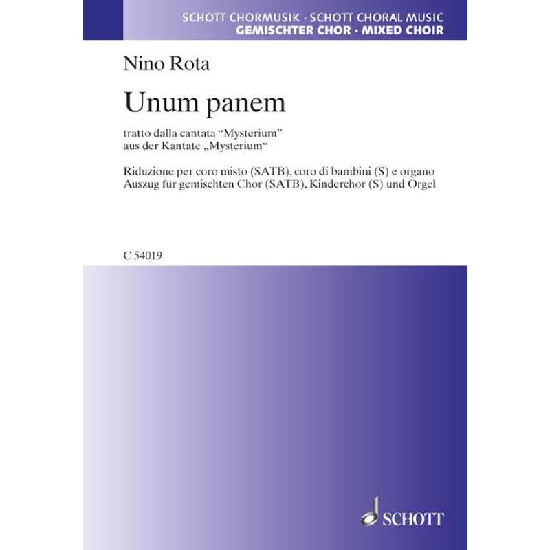 Titelbild für C 54019 - UNUM PANEM