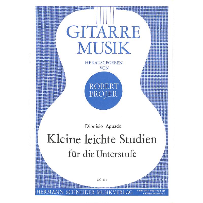 Titelbild für SG 134 - KLEINE LEICHTE STUDIEN FUER ANFAENGER