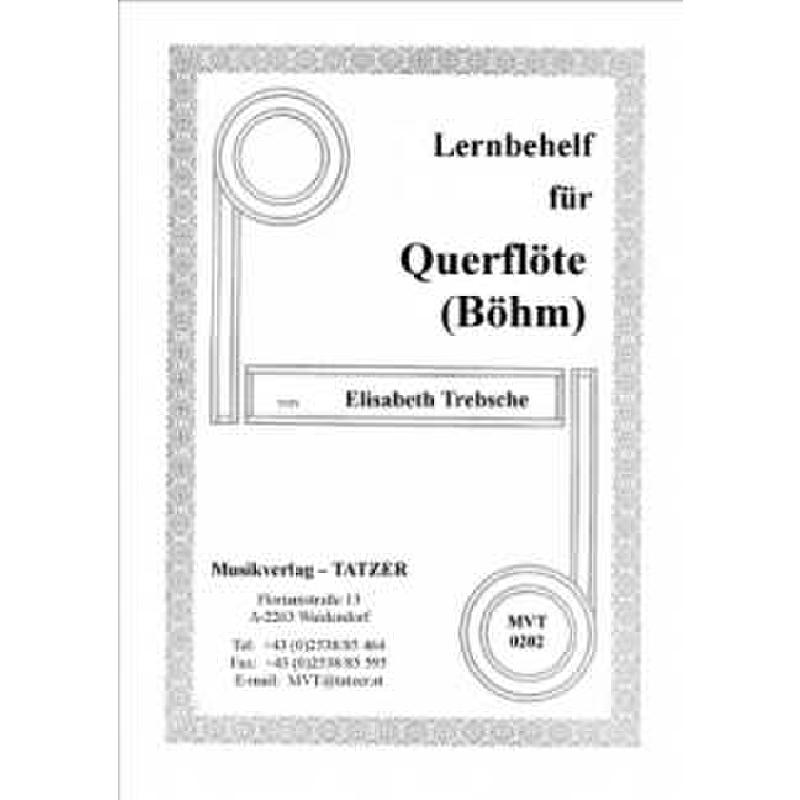 Titelbild für TATZER 0202 - LERNBEHELF QUERFLOETE (BOEHM)