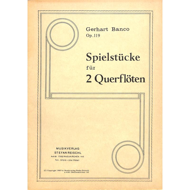 Titelbild für REISCHL 012 - SPIELSTUECKE