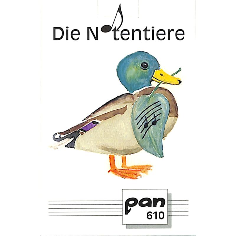 Titelbild für PAN 610 - NOTENTIERE - QUARTETT