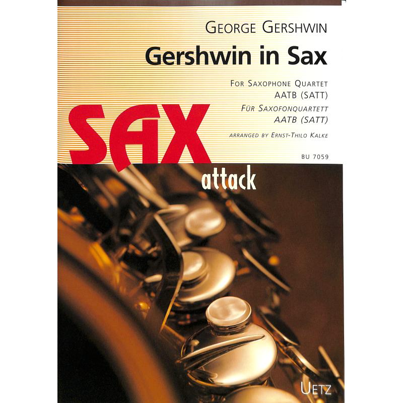 Titelbild für UETZ 7059 - GERSHWIN IN SAX