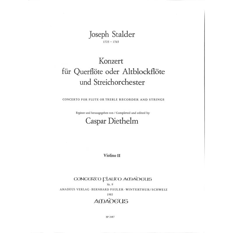 Titelbild für BP 2087-VL2 - CONCERTO - ABFL (FL) STR