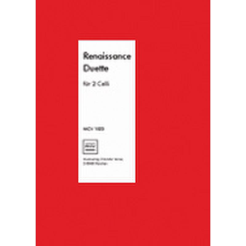 Titelbild für MCV 1023 - RENAISSANCE DUETTE