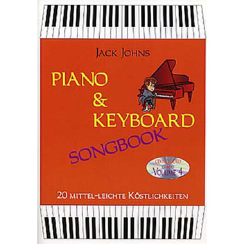 Titelbild für WM 960616 - PIANO + KEYBOARD SONGBOOK 4