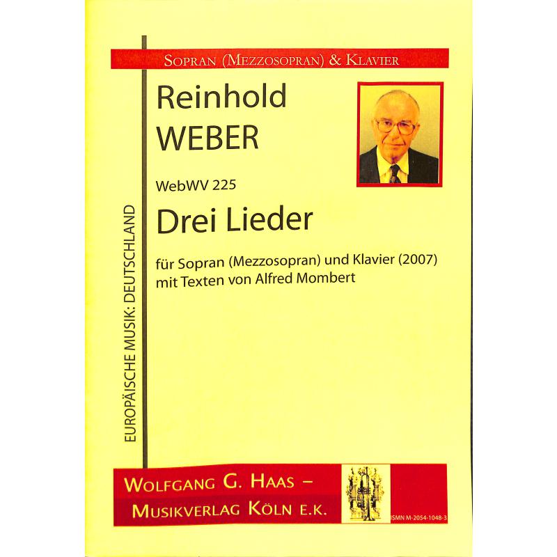 Titelbild für HAAS 1048-3 - 3 LIEDER WEBWV 225 (2007)
