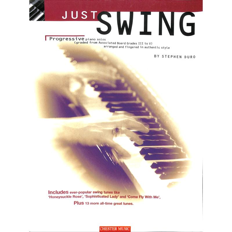 Titelbild für CH 61281 - JUST SWING PROGRESSIVE PIANO PIECES