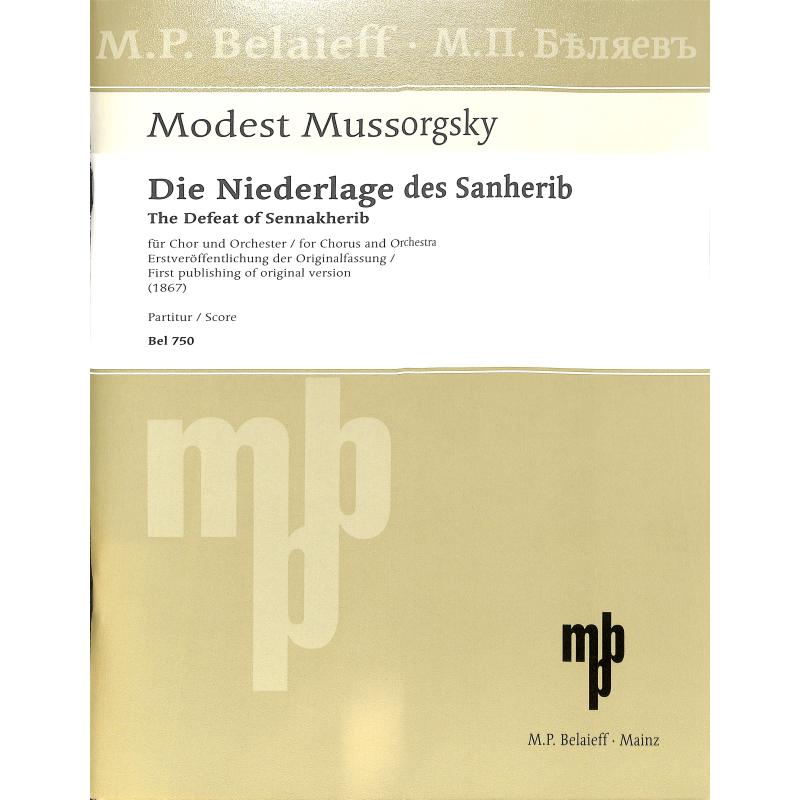 Titelbild für BEL 750 - DIE NIEDERLAGE DES SANHERIB