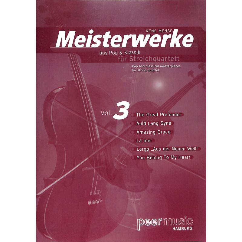 Titelbild für PMV 11804A - MEISTERWERKE 3 AUS POP & KLASSIK3