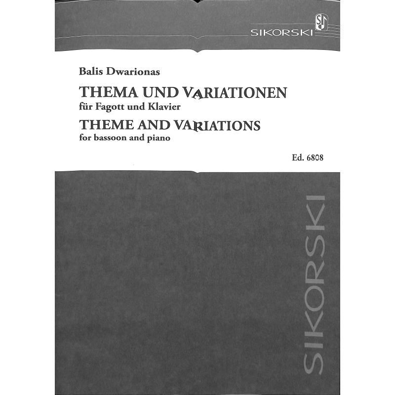 Titelbild für SIK 6808 - THEMA + VARIATIONEN