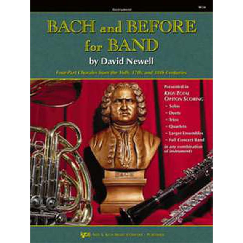Titelbild für KJOS -W34CLE - BACH AND BEFORE FOR BAND
