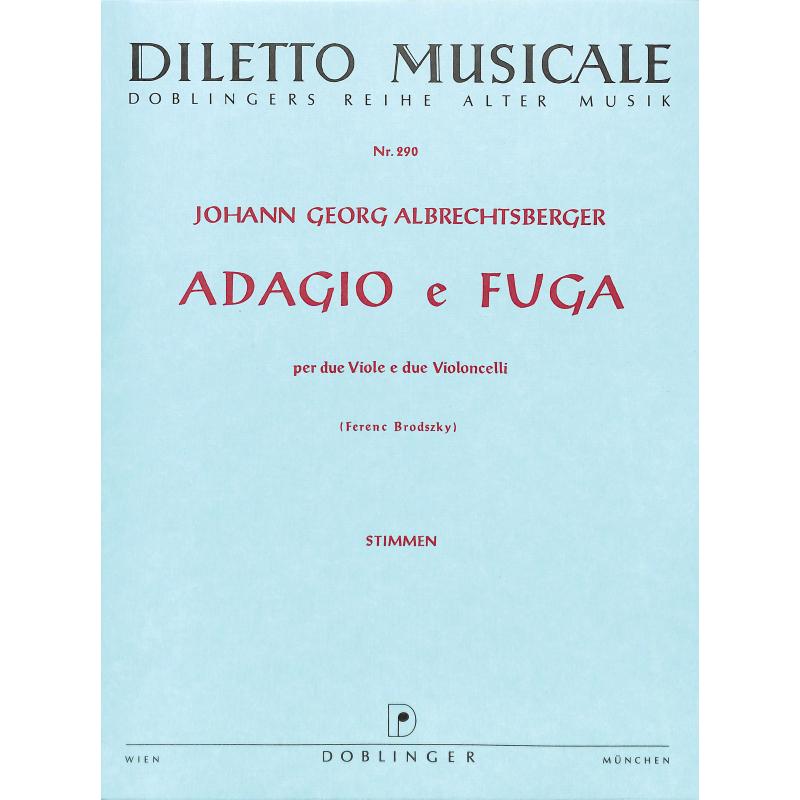 Titelbild für DM 290 - ADAGIO E FUGA G-DUR