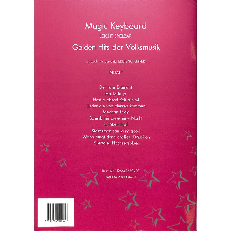 Notenbild für MDW 126640-93-10 - GOLDEN HITS DER VOLKSMUSIK