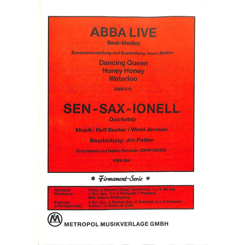 Titelbild für METEMB 869-870-SO - Abba live + Sensaxionell