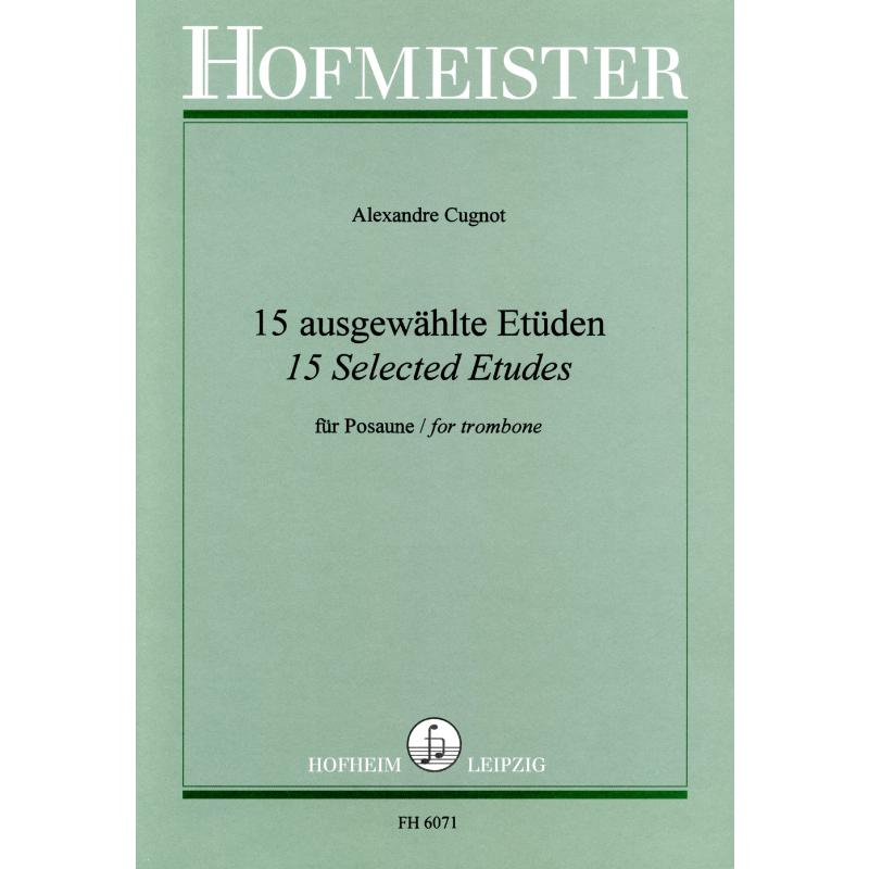 Titelbild für FH 6071 - 15 AUSGEWAEHLTE ETUEDEN