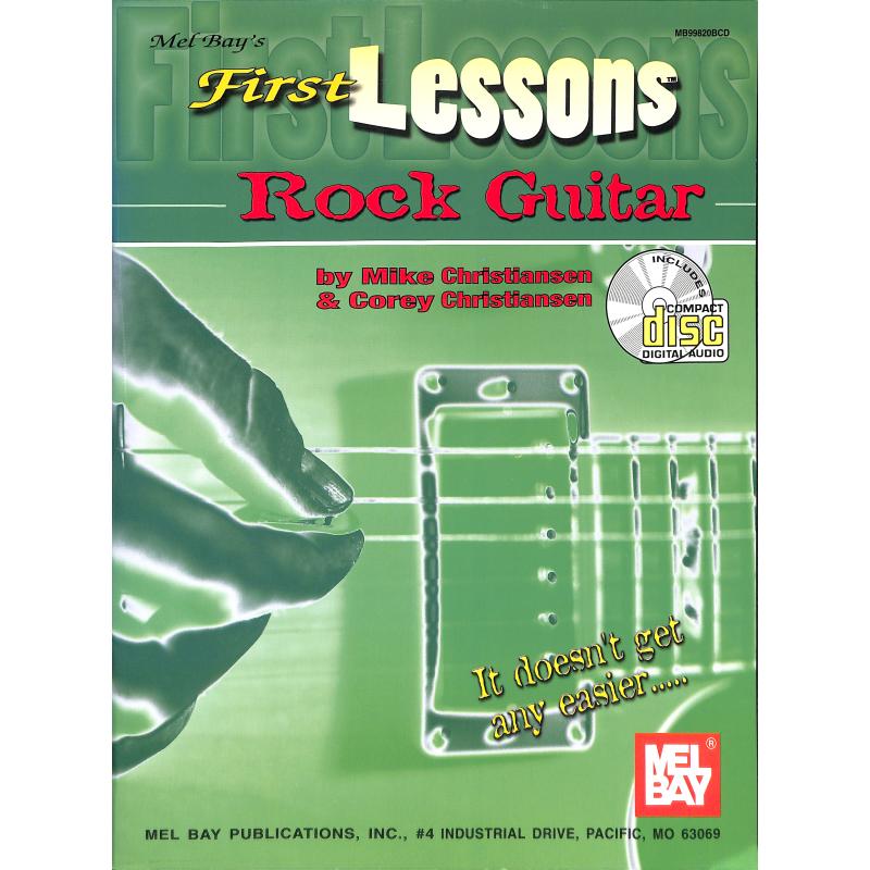 Titelbild für MB 99820BCD - FIRST LESSONS - ROCK GUITAR