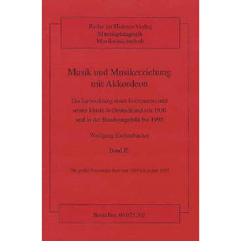 Titelbild für MHV 75202 - MUSIK + MUSIKERZIEHUNG 2 MIT AKKORDEON