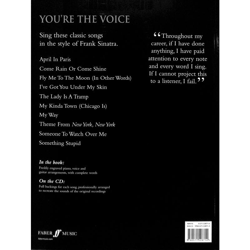 Notenbild für ISBN 0-571-52871-6 - YOU'RE THE VOICE