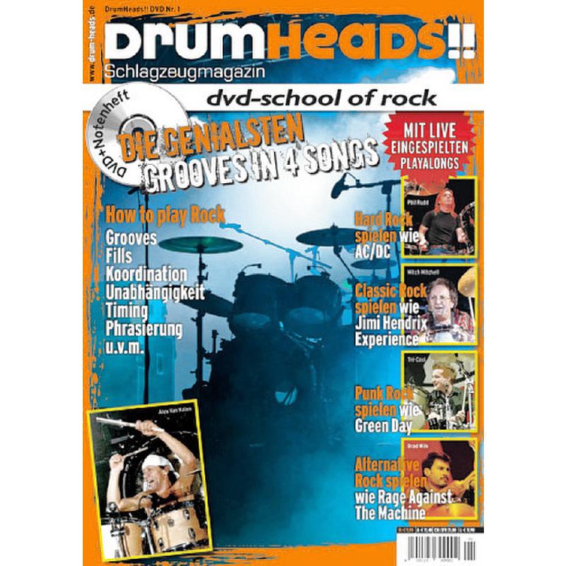 Titelbild für 978-3-941531-03-1 - DRUM HEADS DVD SCHOOL OF ROCK