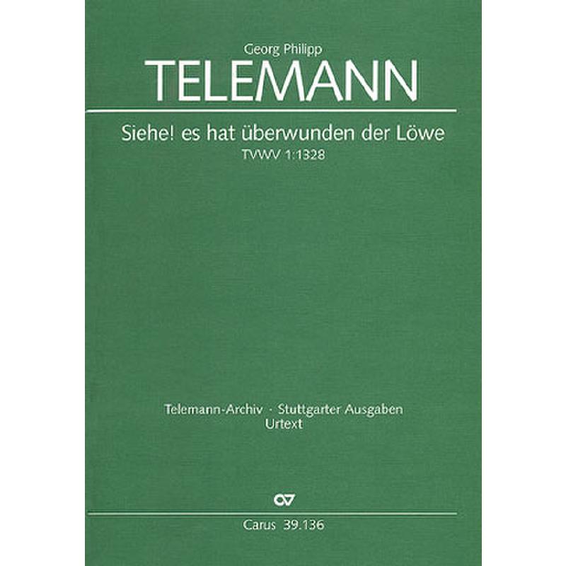 Titelbild für CARUS 39136-00 - SIEHE ES HAT UEBERWUNDEN DER LOEWE TWV 1:1328