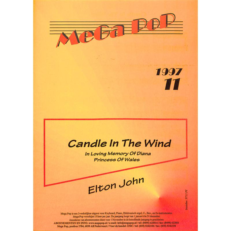 Titelbild für MDFK 9711-PI - Candle in the wind - Diana version