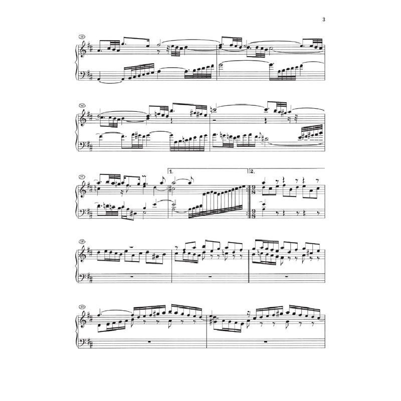 Notenbild für HN 1031 - PARTITEN 4-6 BWV 828-830