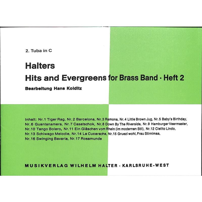 Titelbild für HAL 2155-TBA2C - HALTERS HITS + EVERGREENS 2
