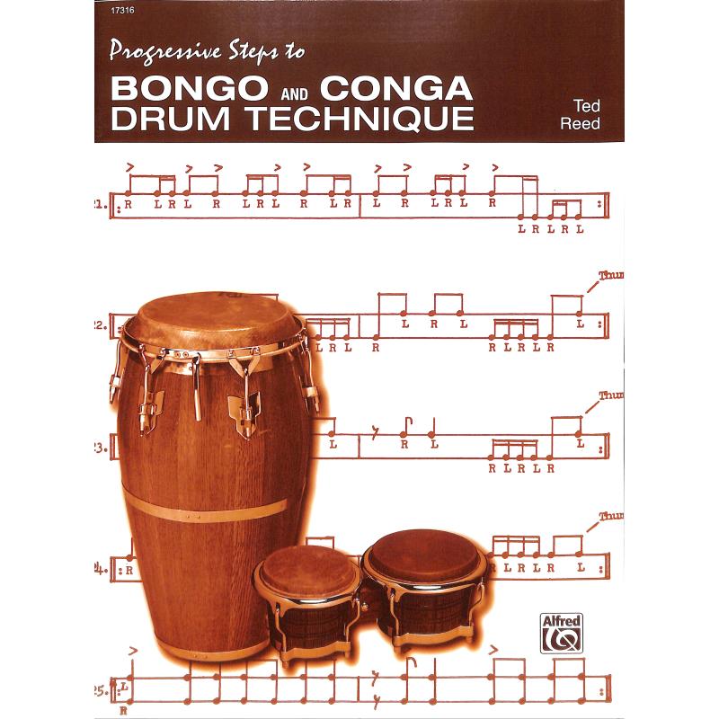 Titelbild für ALF 17316 - BONGO & CONGA DRUM TECHNIQUE