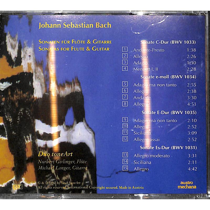 Notenbild für GKM 201-CD - 4 SONATEN