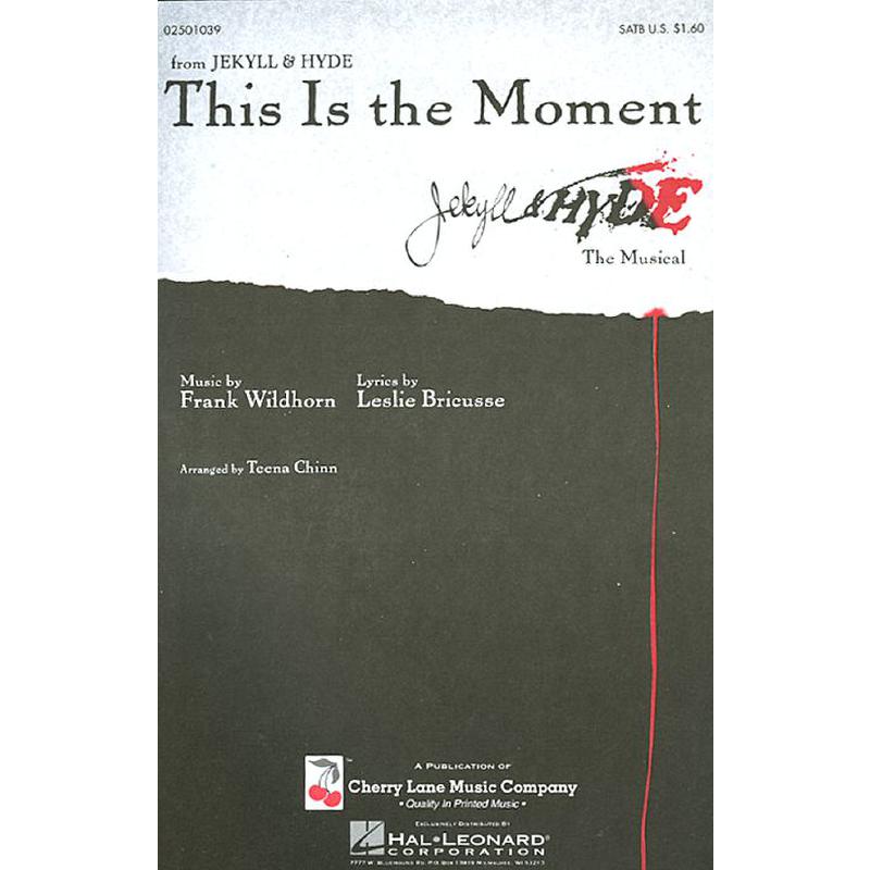 Titelbild für HL 2501039 - THIS IS THE MOMENT (JEKYLL & HYDE)