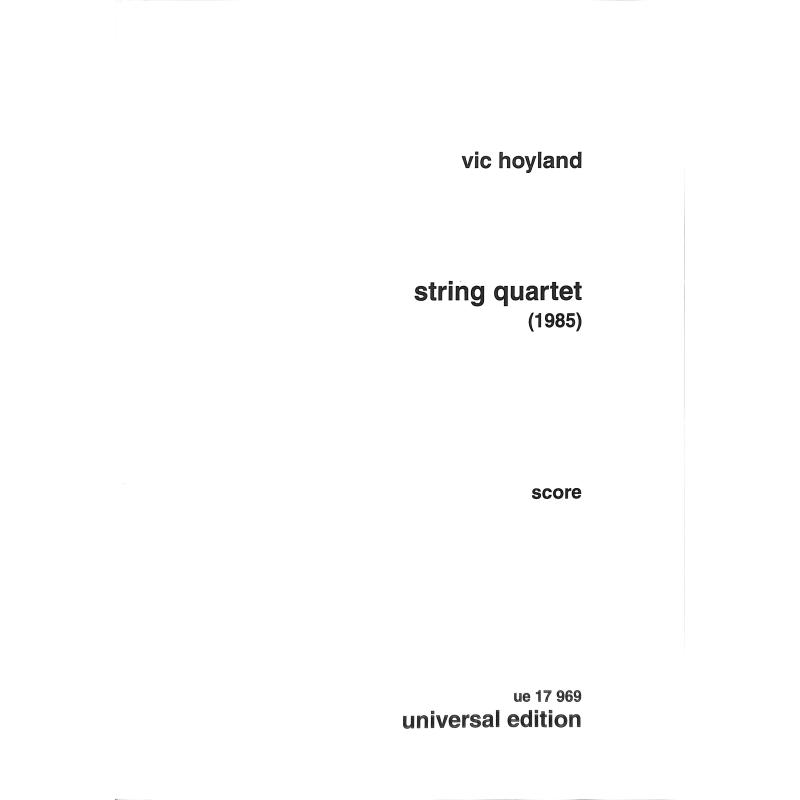 Titelbild für UE 17969 - STRING QUARTETT (1985)