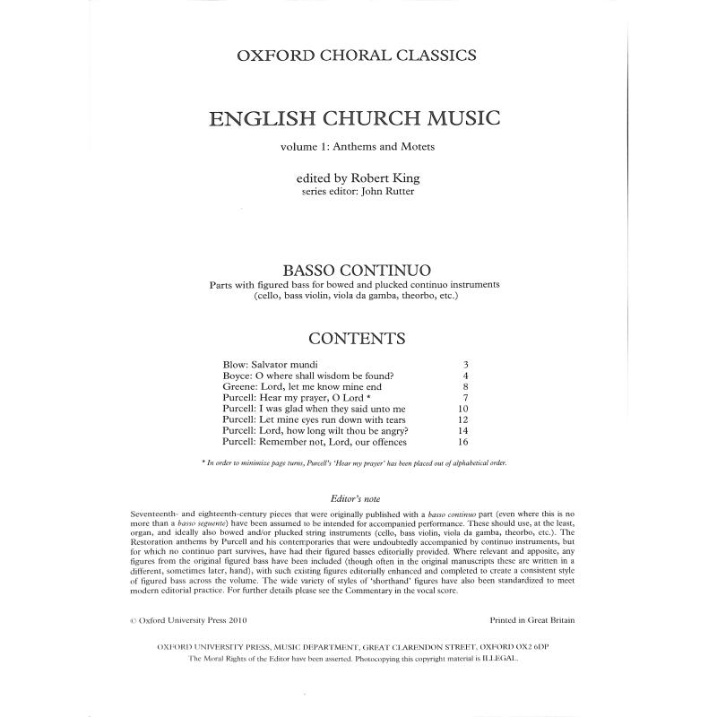 Titelbild für 978-0-19-337584-0 - English church music 1